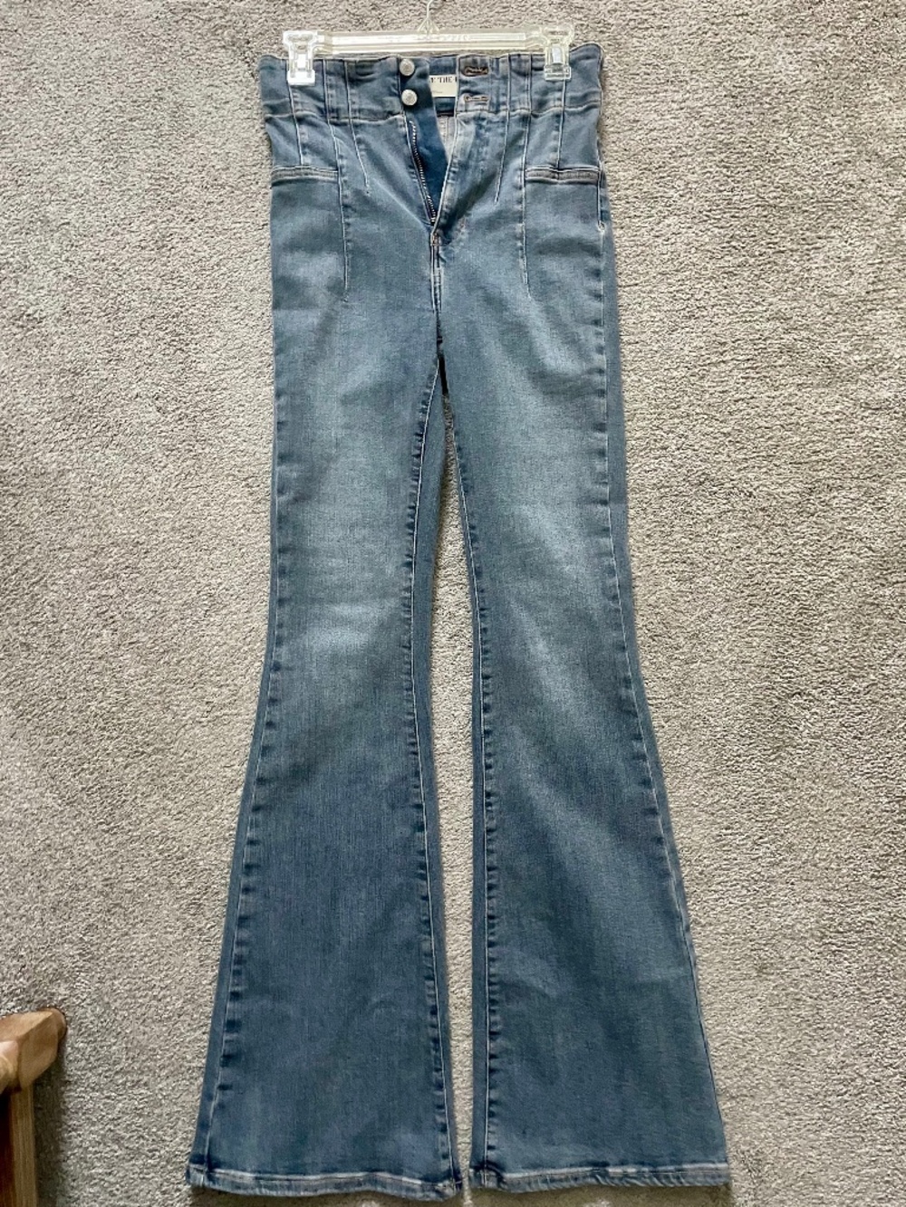 The Free by Free People High Rise Flare Bell Bottom Size 27 Jeans